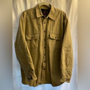 Men's Classic Tan Shirt Jacket